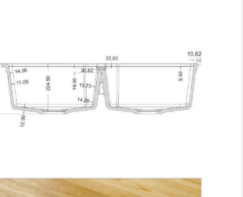 Flush mount kitchen sink installation